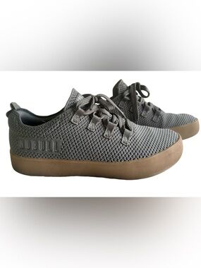 Nobull Unisex Gray Knit Casual Sneakers with Gum Sole